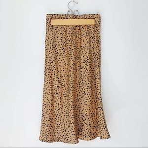 Bleuh Ciel Animal Print Skirt